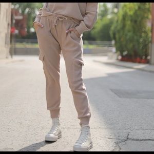 RD Style waffle knit joggers